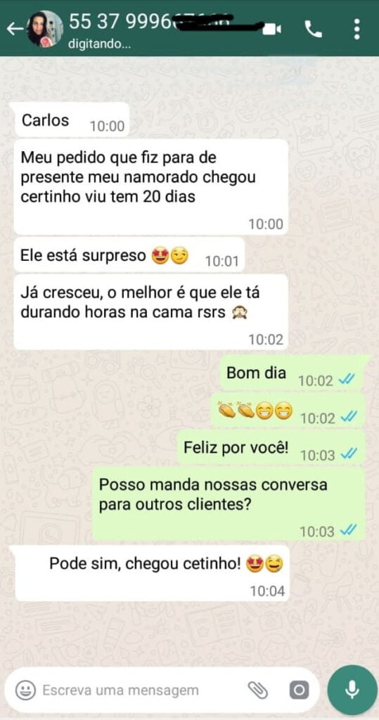 depoimento de cliente