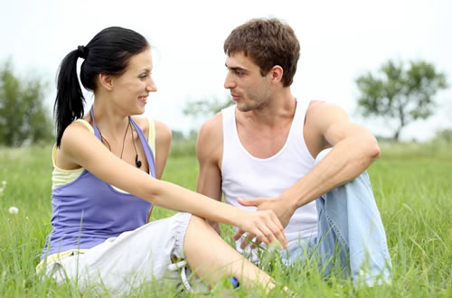 Mulheres mais saudáveis com homens românticos